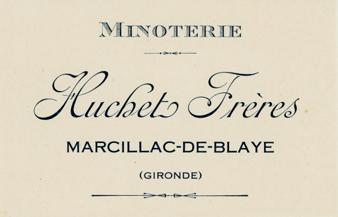 Carte de visite à l'époque des frères Huchet